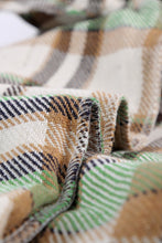 Load image into Gallery viewer, Geometric Plaid Print Pocketed Shacket