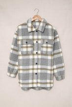 Load image into Gallery viewer, Plaid Print Pocket Women Shacket
