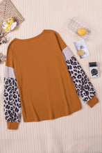 Load image into Gallery viewer, Sequin Patchwork Long Sleeve Top