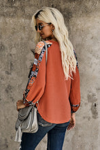 Load image into Gallery viewer, Contrast Eyelet Thermal Knit Top