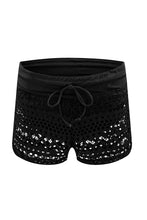 Load image into Gallery viewer, Lace Shorts Attached Swim Bottom