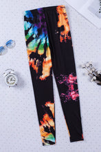 Load image into Gallery viewer, Multicolor Tie Dye Hollow Out Fitness Activewear Leggings