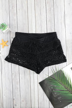 Load image into Gallery viewer, Lace Shorts Attached Swim Bottom
