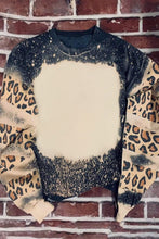 Load image into Gallery viewer, Tie Dye Leopard Drop Shoulder Sweatshirt