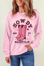 Load image into Gallery viewer, HOWDY NASHVILLE Vintage Western Graphic Sweatshirt