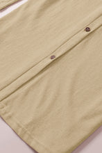 Load image into Gallery viewer, Solid Color Open-Front Buttons Cardigan
