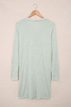 Load image into Gallery viewer, Solid Color Open-Front Buttons Cardigan