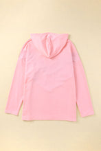 Load image into Gallery viewer, Plus Size Taupe Chevron Hooded Top