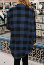 Load image into Gallery viewer, Turn-down Collar Plaid Shirt Jacket