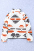 Load image into Gallery viewer, Western Aztec Snap Buttoned Fleece Jacket