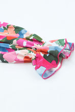 Load image into Gallery viewer, Floral Print Ruffled Off Shoulder Blouse