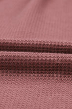 Load image into Gallery viewer, Square Neck Puff Sleeve Waffle Knit Top