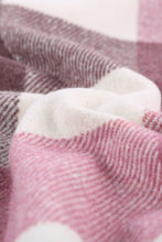 Load image into Gallery viewer, Plaid Color Block Buttoned Long Sleeve Jacket with Pocket