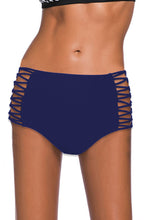 Load image into Gallery viewer, Hollow-out Sides High Waist Swim Bottoms
