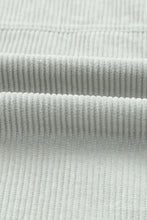 Load image into Gallery viewer, Raw Hem Flap Pockets Cropped Corduroy Jacket