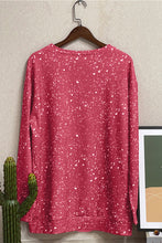 Load image into Gallery viewer, Tie-dyed Crew Neck Pullover Sweatshirt