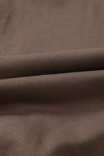 Load image into Gallery viewer, Zipped Turn Down Collar Cropped Sweatshirt with Pocket