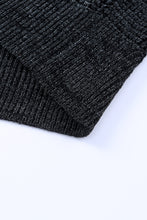 Load image into Gallery viewer, Plaid Knitted Long Open Front Cardigan