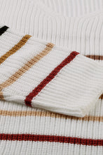 Load image into Gallery viewer, Multicolor Striped Knit Sweater