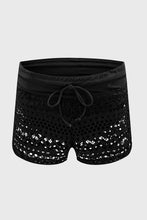 Load image into Gallery viewer, Lace Shorts Attached Swim Bottom