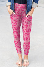Load image into Gallery viewer, Leopard Print Ankle-length High Waist Skinny Pants