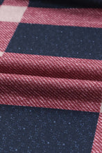 Load image into Gallery viewer, Draped Open Front Plaid Cardigan