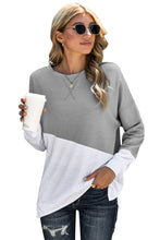 Load image into Gallery viewer, Patchwork Dropped Shoulder Sweatshirt