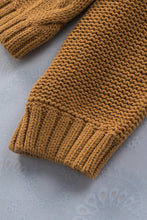 Load image into Gallery viewer, Cuddle Weather Cable Knit Handmade Turtleneck Sweater