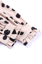 Load image into Gallery viewer, Button Frill Cuffs Oversize Puff Sleeve Blouse