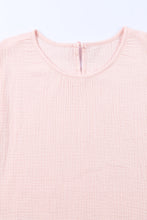 Load image into Gallery viewer, Textured Tiered Ruffled Short Sleeve Blouse