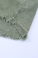 Load image into Gallery viewer, Color Block Button Down Hooded Corduroy Jacket