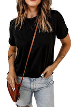 Load image into Gallery viewer, Solid Color Crew Neck Tee