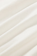 Load image into Gallery viewer, Beige Ruched Sweetheart Neckline Rib Knit Sweater