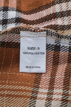 Load image into Gallery viewer, Plaid Color Block Patchwork Shirt Jacket with Pocket