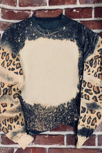 Load image into Gallery viewer, Tie Dye Leopard Drop Shoulder Sweatshirt