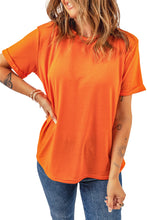 Load image into Gallery viewer, Solid Color Crew Neck Tee