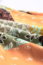 Load image into Gallery viewer, Square Neck Mixed Print Blouse