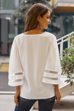 Load image into Gallery viewer, Flare Sleeve V Neck Loose Blouse