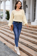 Load image into Gallery viewer, Sheer Openwork Knit Sweater
