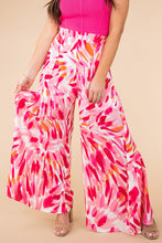 Load image into Gallery viewer, Boho Abstract Floral Print Wide Leg Pants
