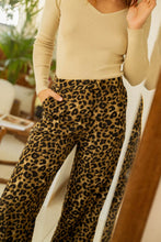 Load image into Gallery viewer, Leopard Animal Print Wide Leg Pants
