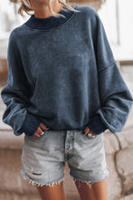 Load image into Gallery viewer, Drop Shoulder Crew Neck Pullover Sweatshirt
