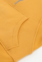 Load image into Gallery viewer, Yellow Half Zip Sweatshirt and Sweatpants Sports Set
