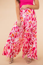 Load image into Gallery viewer, Boho Abstract Floral Print Wide Leg Pants
