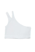 Load image into Gallery viewer, Single Split Shoulder Ribbed Cropped Sports Top
