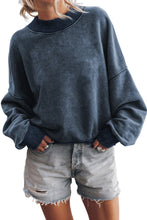 Load image into Gallery viewer, Drop Shoulder Crew Neck Pullover Sweatshirt

