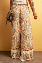 Load image into Gallery viewer, Multicolor Boho Floral Patchwork Loose Fit Wide Leg Pants
