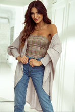 Load image into Gallery viewer, Parchment Bat Sleeve Wide Ribbed Knit Cardigan
