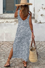 Load image into Gallery viewer, Leopard Print Sleeveless Maxi Dress
