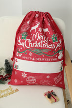 Load image into Gallery viewer, Christmas Drawstring Large Gift Bag 50*66cm
